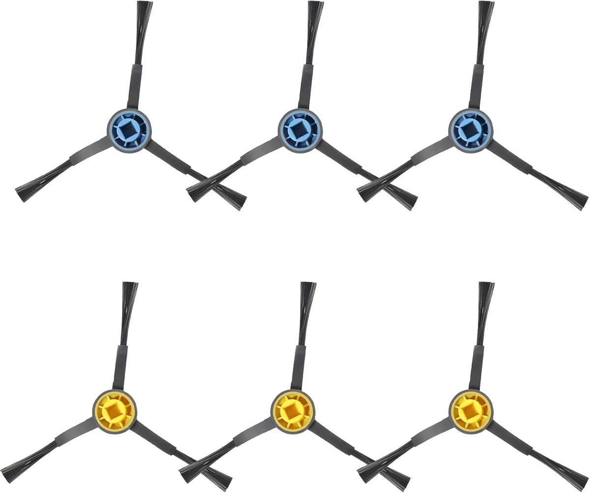Zijborstels voor EUREKA NERE10S/E10s/E20 Plus/J15 Pro Ultra - Nylon - Vervangend onderdeel - Effectieve reiniging - SnelShoppen