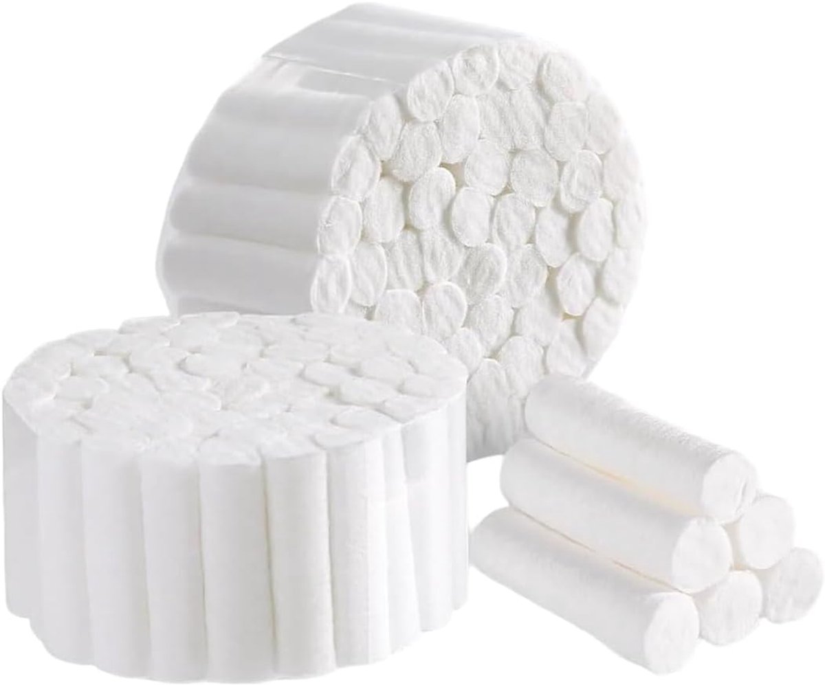 100 stuks gaasrollen, wattenpads, opgerolde wattenballen, mondgaas