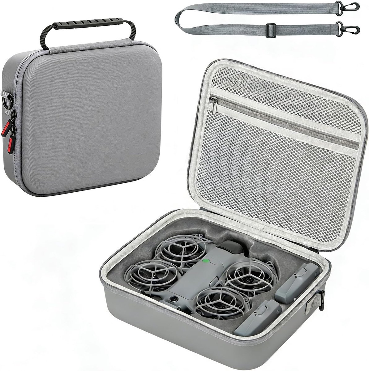 Hoes voor Neo 2, draagbare PU-draagtas met schouderriem voor DJI Neo 2 - accessoires voor DJI Neo 2 drones - ShopVlot
