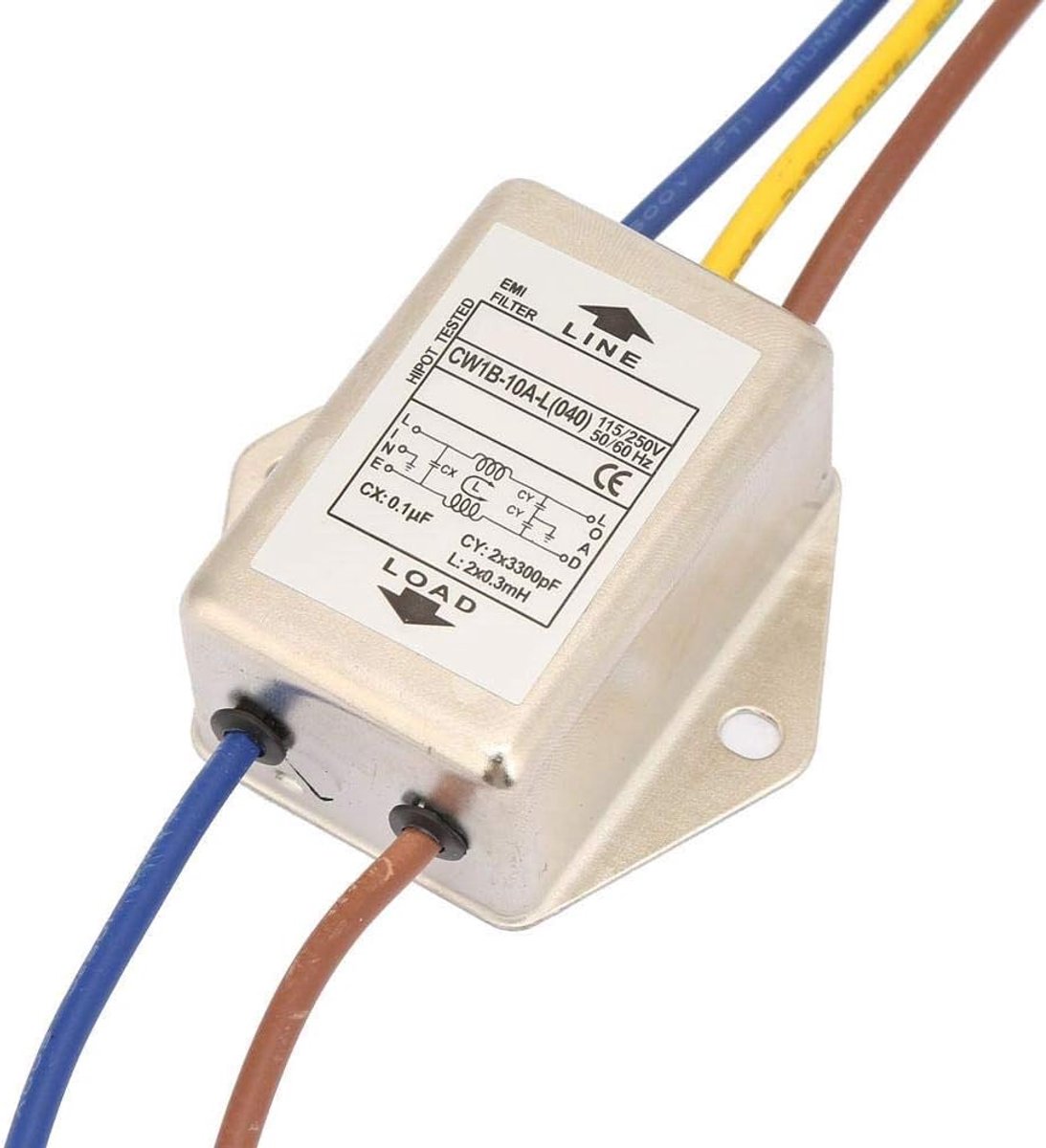Mains Filter - CW1B-10A-L - Enkelvoudig Fasefilter - Compact en eenvoudig te installeren - ShopVlot