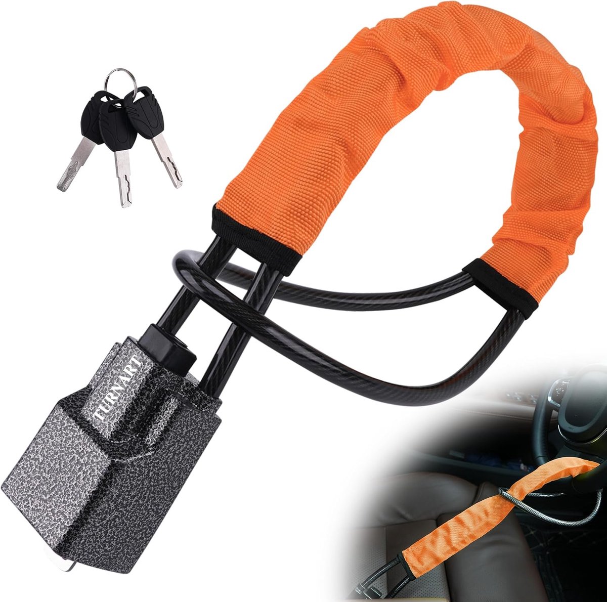 Turnart -Steering lock, suitable for most car models - ShopVlot