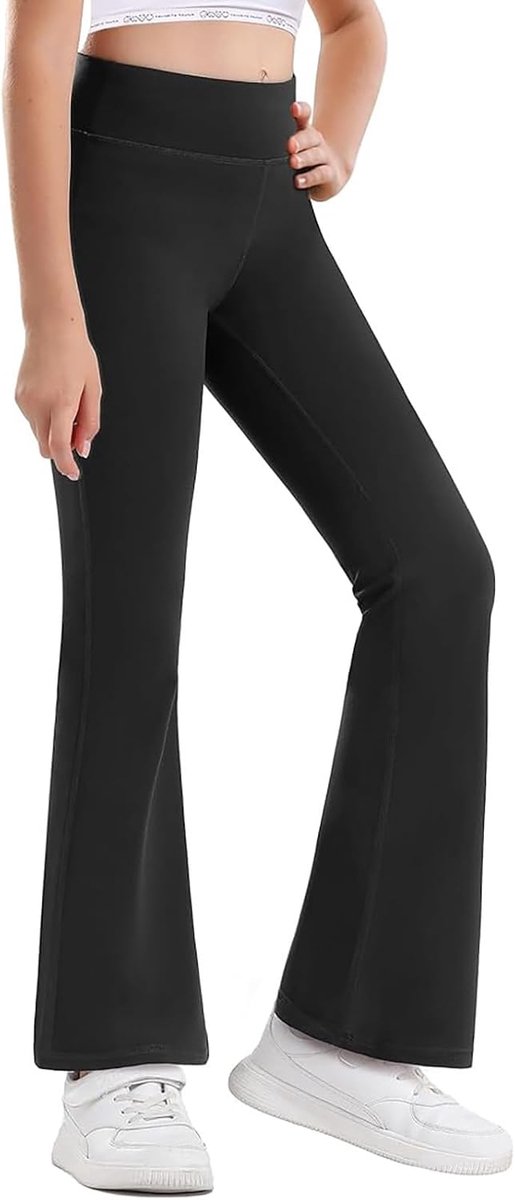 Cargobroek voor meisjes, kinderen, casual, katoen, elastische taille, met zijzakken, voor actieve meisjes en school, 2-14 jaar, A55