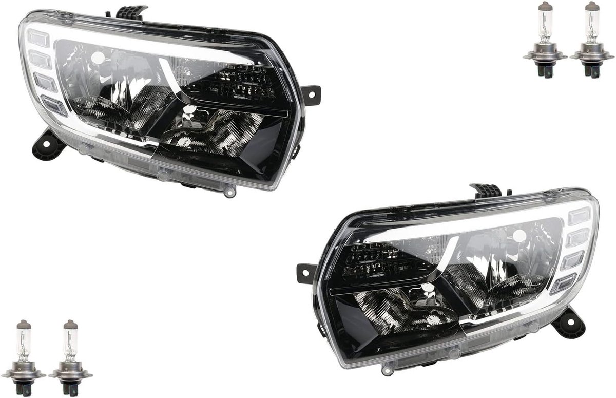 Koplampen Halogeen Front past op Dacia Logan MCV II 17- met H7 Set LR