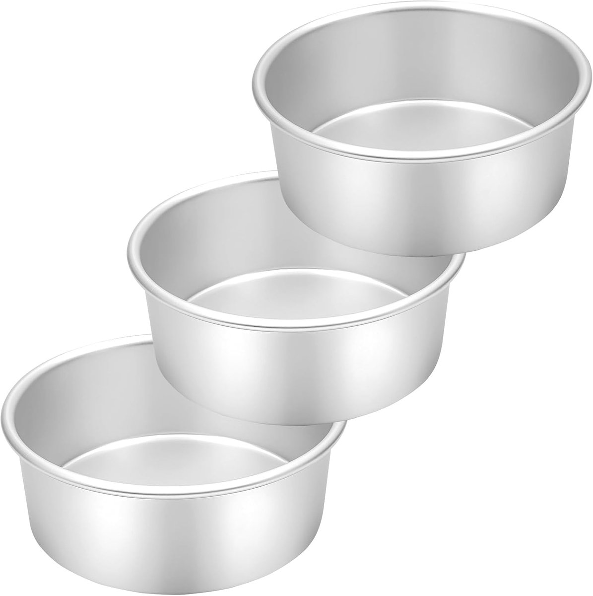 Bakvorm geanodiseerd aluminium 15 cm, 3 Stuks Set