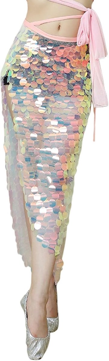 Damesrok met hoge taille, geplooid, uitlopend, trapezium, portemonnee, strand, cocktail, satijn, fluweel, tule, linnen, katoen, denim, zacht, A29