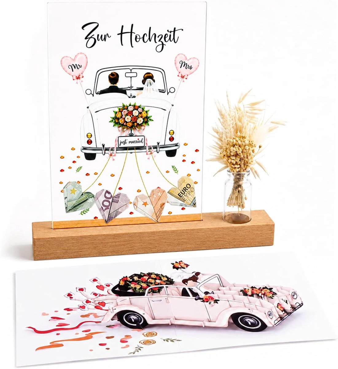 Acryl Huwelijksgeschenk voor Bruid en Bruidegom