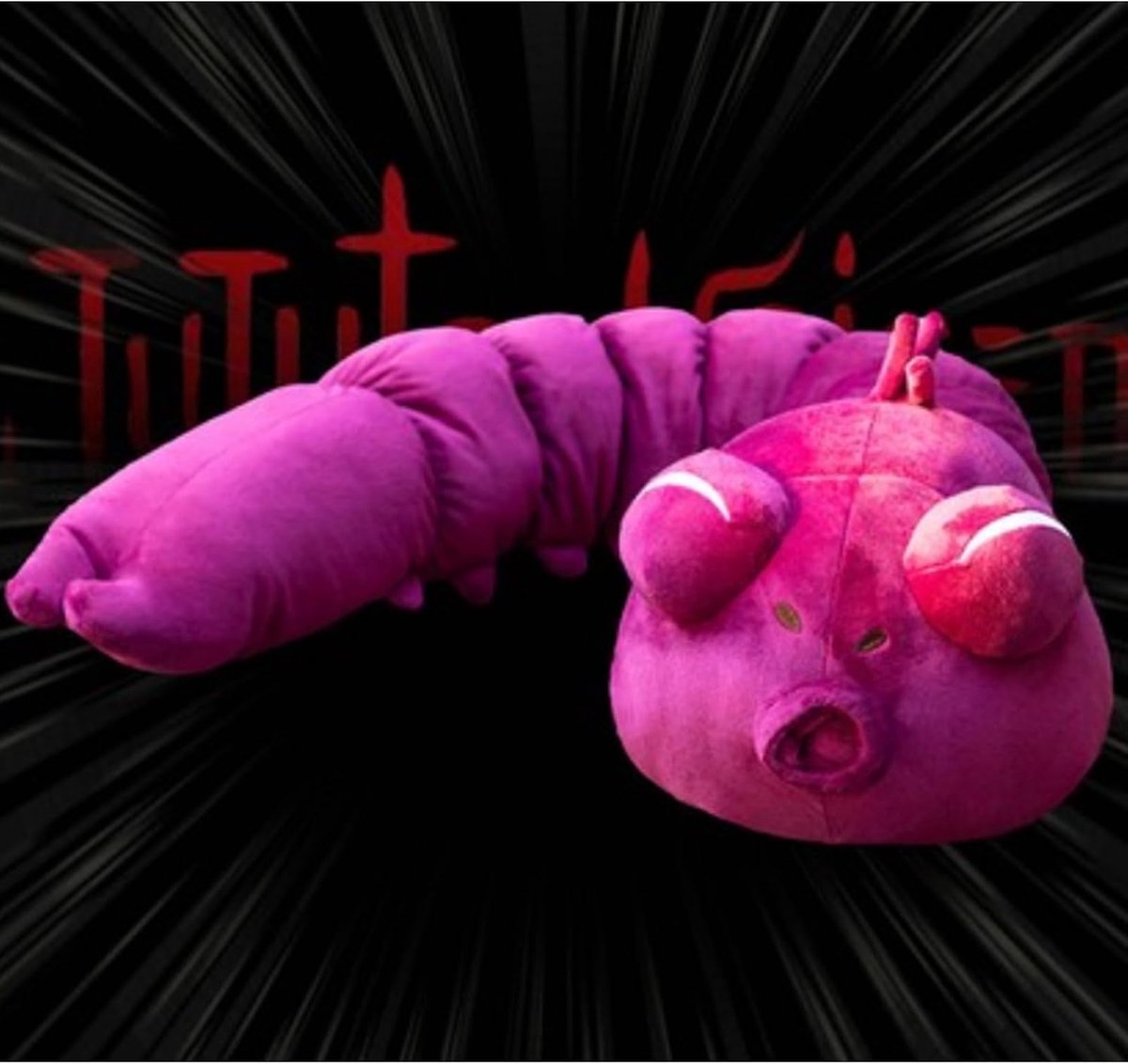 80 cm Toji Fushiguro worm pluche speelgoed, schattige wormen gevulde dieren speelgoed, Toji Fushiguro Kaisen pluche speelgoed, fushiguro pluche kussen, zacht gevuld (paars)