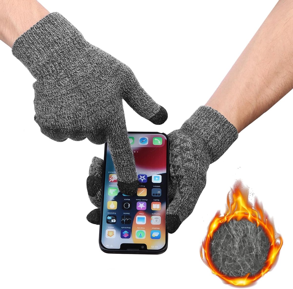 Handschoenen voor dames en heren, touchscreen, warme thermostaat