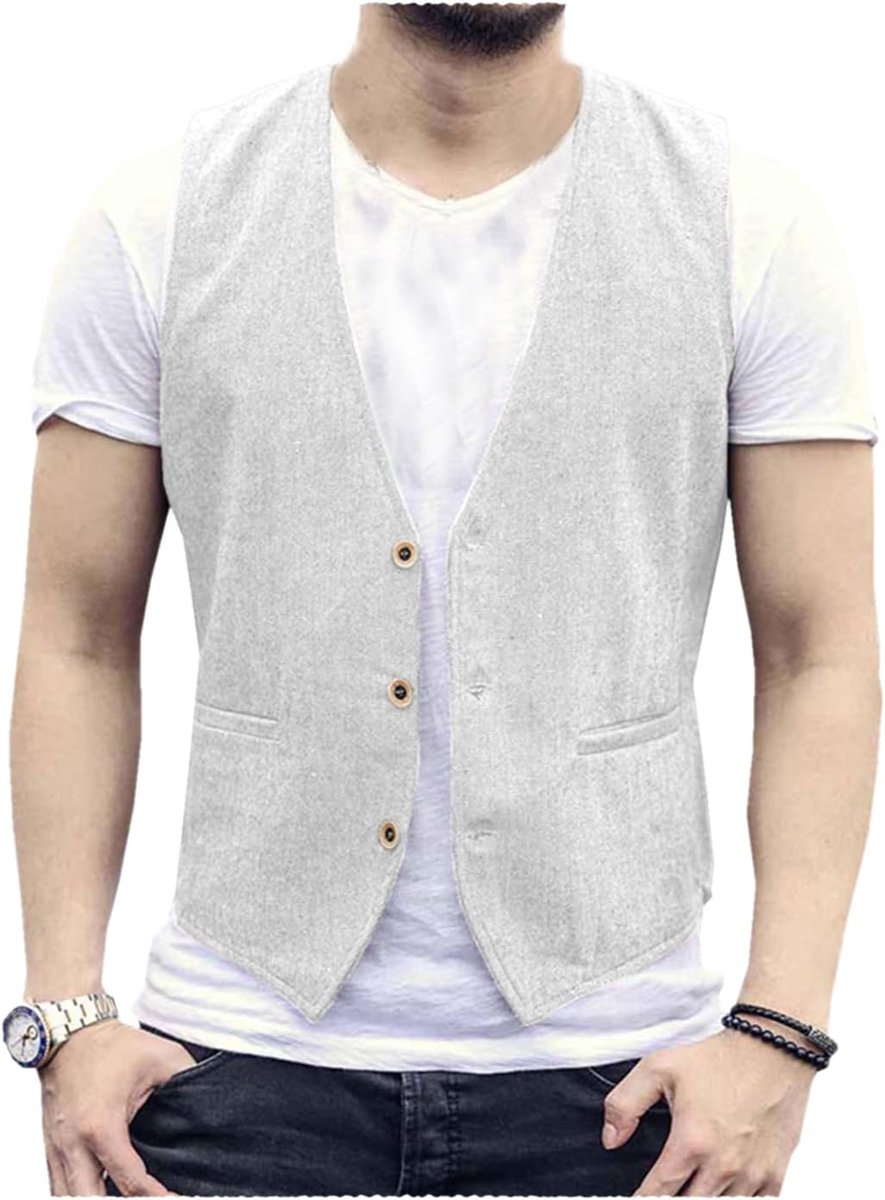Vest voor heren, casual, regular fit
