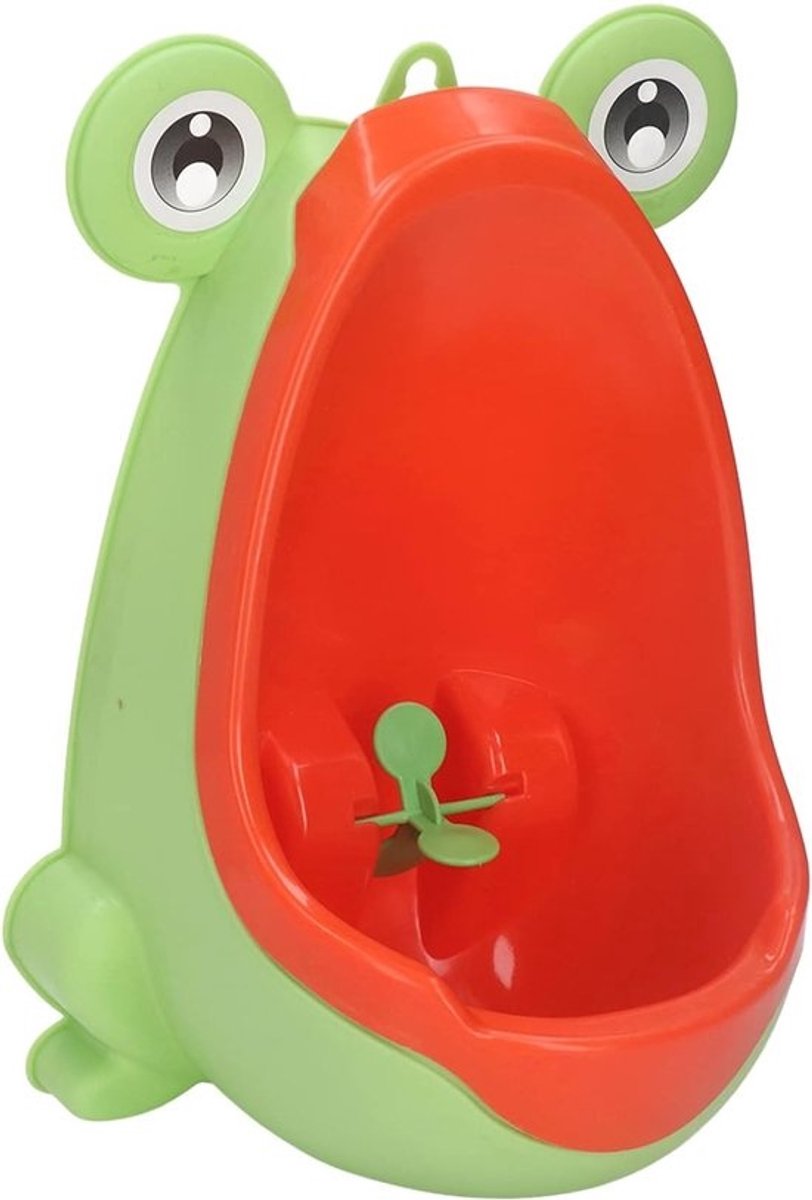 Kinderurinoir - Plastuit voor jongens - Voor zindelijkheidstraining - Leuke dierenvorm - 29 x 21 x 18 cm - Geel