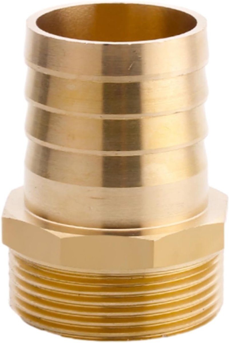 Koppeling met Gewelfde Vorm 1-1/2", Mannelijk Schroefdraad, Voor Lucht, Water en Olie, Slangverbinder en Adapter voor Diverse Toepassingen