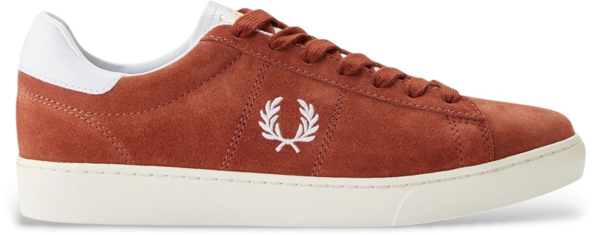Fred Perry Bruine leren sneakers Spencer