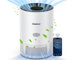 Marqs Luchtzuiveraar - Luchtreiniger - Luchtreinigers met H13 HEPA filter - Wit - 25 DB - 40m2 - Wifi - Kinderslot - Energiezuinig