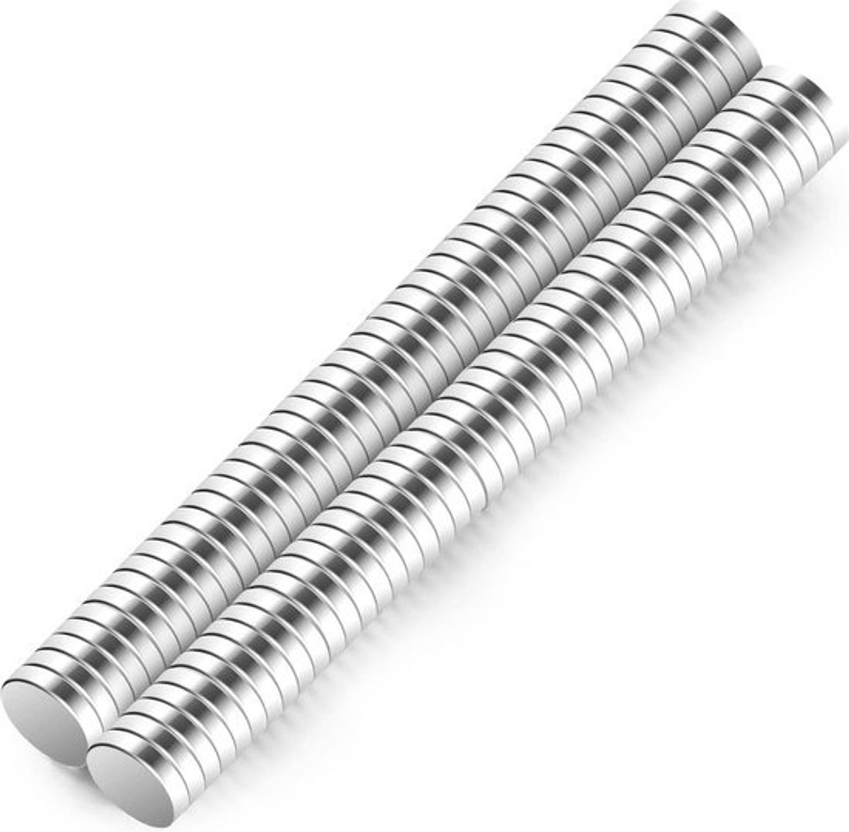 100 stuks neodymiummagneten 5 x 1 mm - Extra sterke mini-ronde magneten voor koelkast en whiteboard