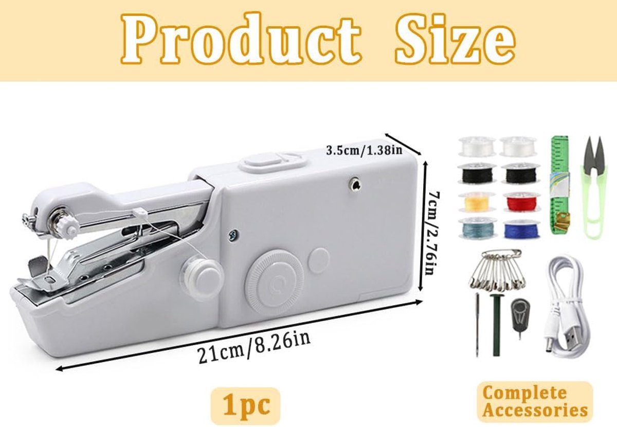 Portable Sewing Machine, Portable Electric Sewing Machine, Portable Sewing Machine, Mini Sewing Machine, Suitable for - ShopVlot