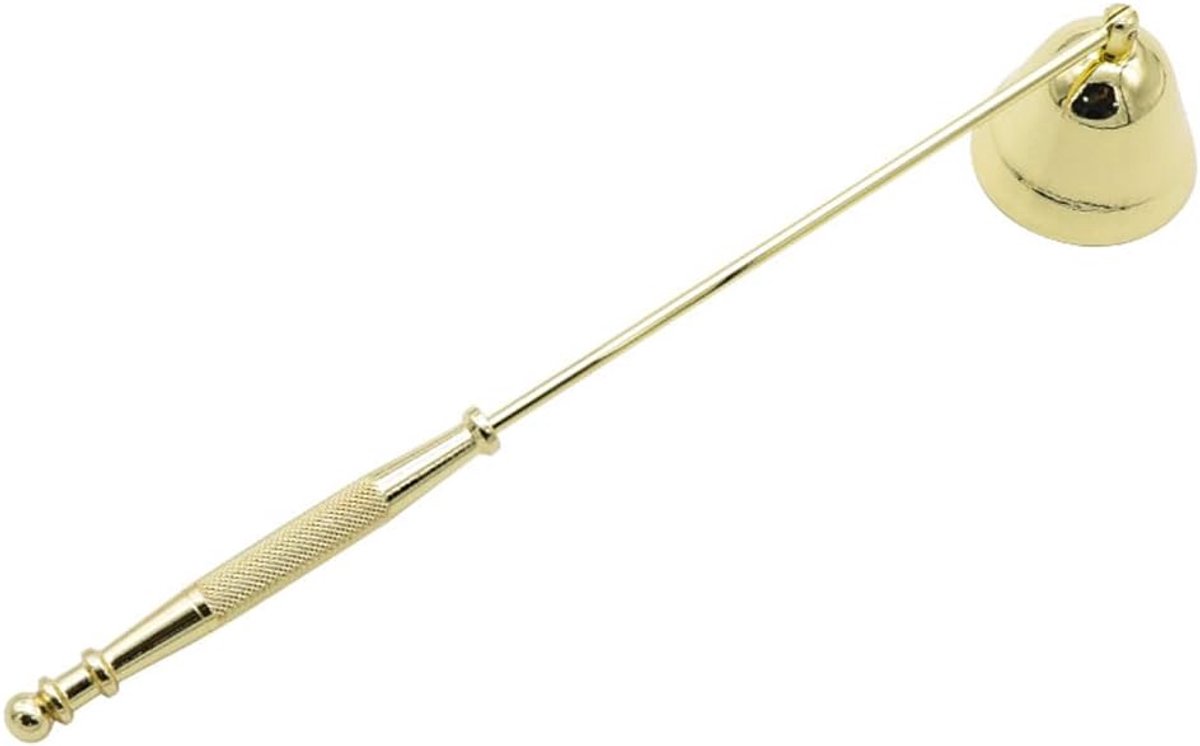 Stainless Steel Extinguish The Candle Bell with Handle to Safely Remove Candles, Gold - ShopVlot