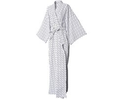 Japanse Kmono dubbellaagse badjas voor heren, bedrukt