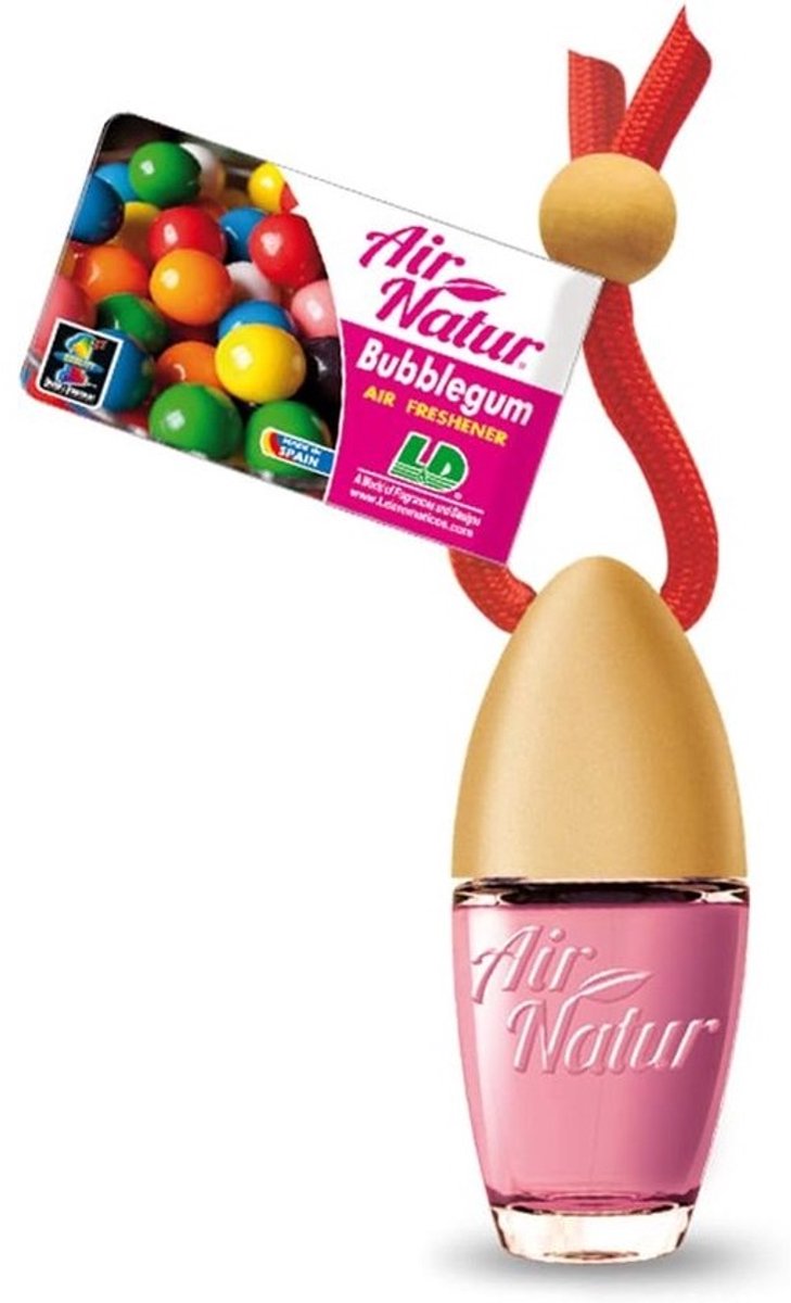 Stijlvolle geurflacon - Bubble Gum-luchtverfrisser - Voor auto en kamer - 6 ml