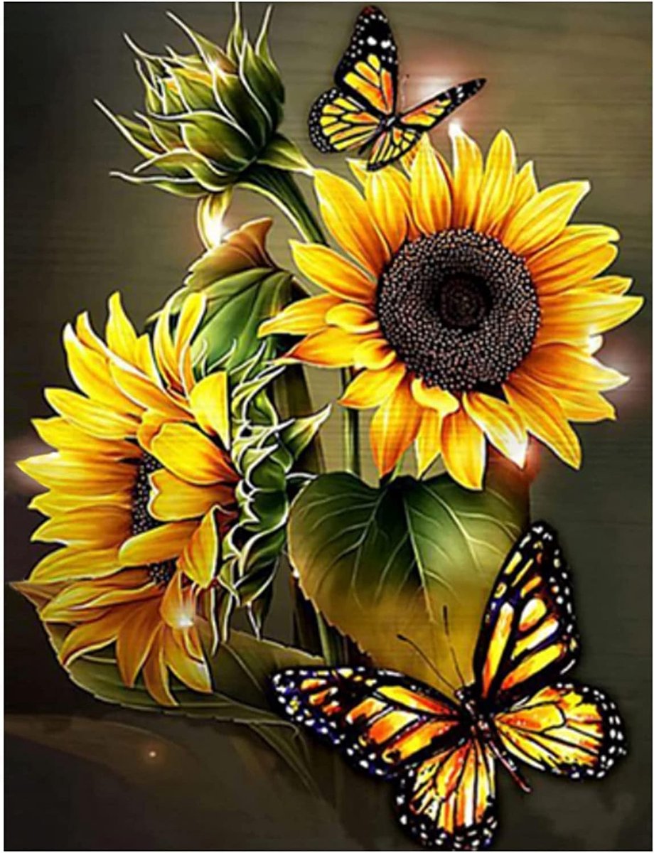 Diamond Painting Bloemen Diamant Schilderij 5D Diamant Schilderij Volledige Set Volwassenen Diamantborduurwerk, Nummer en Diamantschilderij, Parelfoto, Decoratie voor thuis, Woonkamer, Slaapkamer,