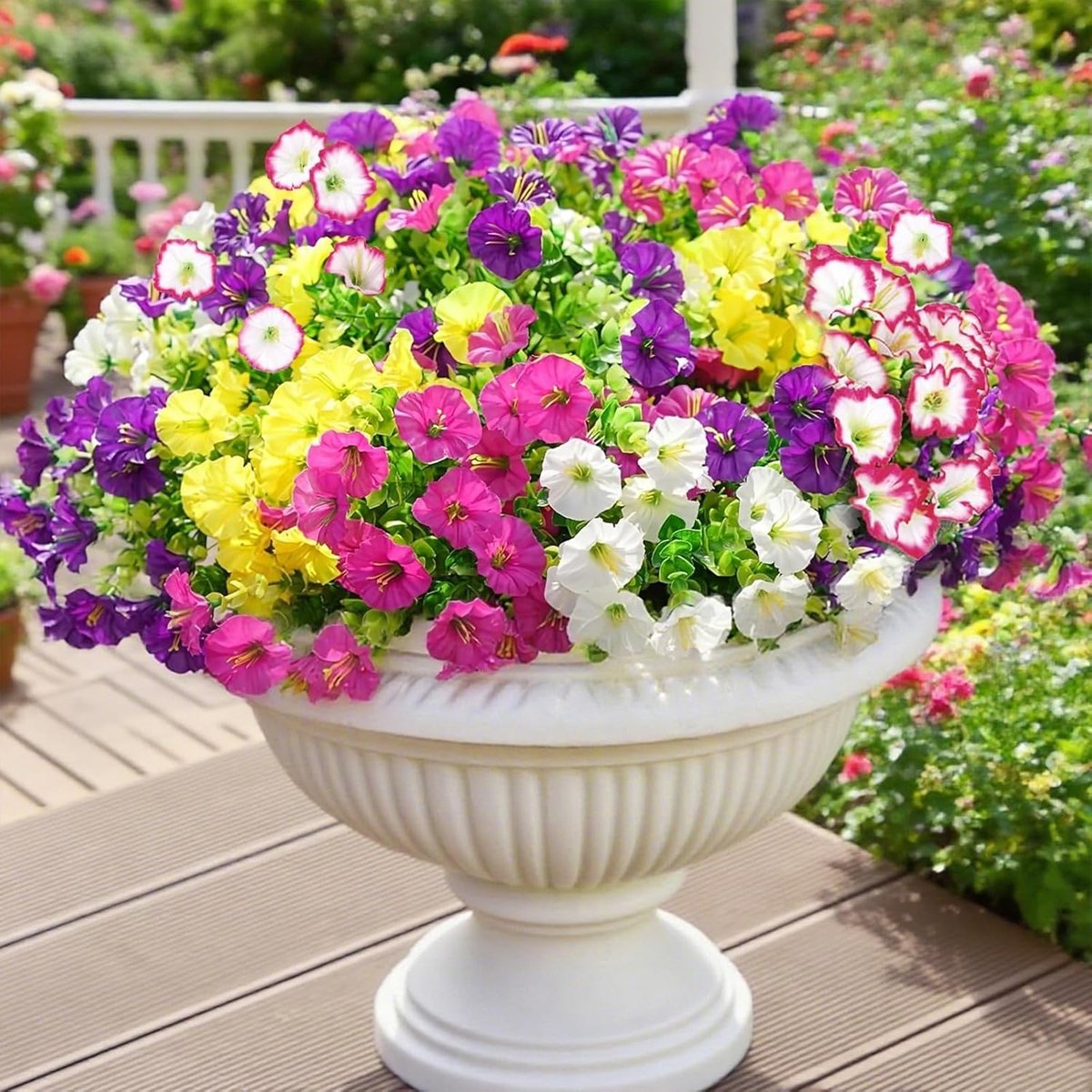 Kunstmatige nepbloemen en planten voor buitendecoratie 10 bundels