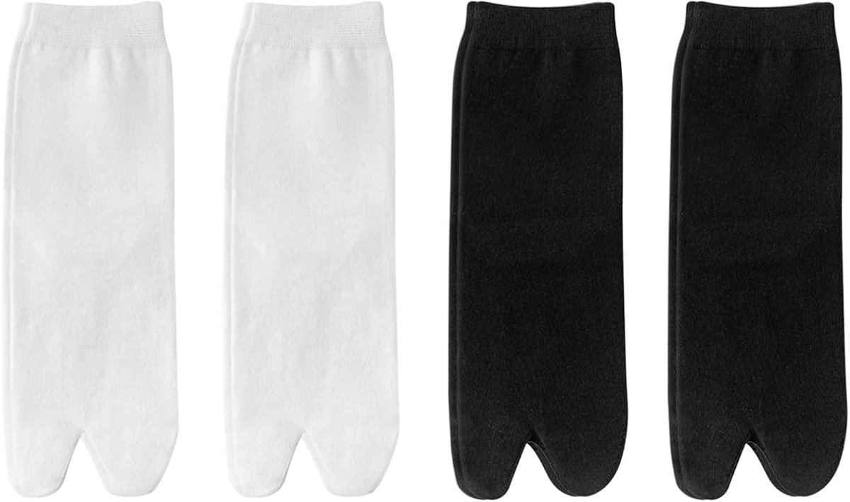 Sokken voor vrouwen, Split Two Toe Tabi Flip Flop Sokken Zacht Katoen Elastische Japanse Sandaal Slipper