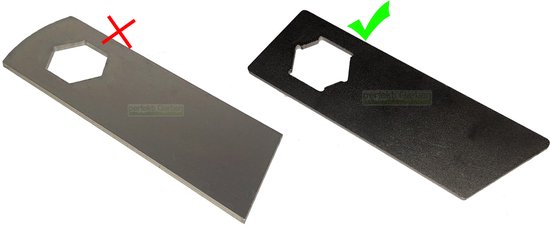 Verticuteermes van 21 x 9,1 cm voor MTD / Raiffeisen verticuteermachine VG 40 / VE 40 / 781-04016B — afbeelding 2