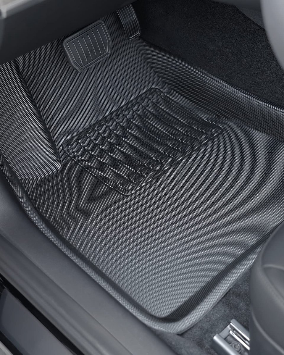 TAPTES Vloermatten voor de 2024 2025 Tesla Model 3 Highland, Vloermatten voor alle weersomstandigheden voor de Model 3 - ShopVlot