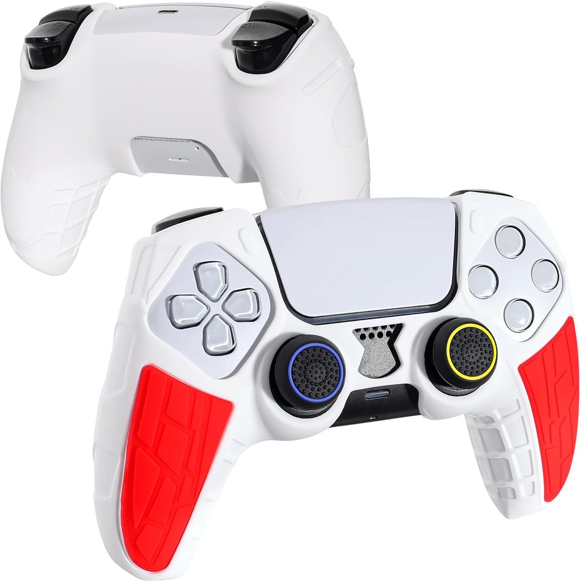 DLseego PS5 Controller Case, Non-slip Silicone Soft Shell Case, Ergonomic Protective Cover for PS5 Controller with 4 - ShopVlot
