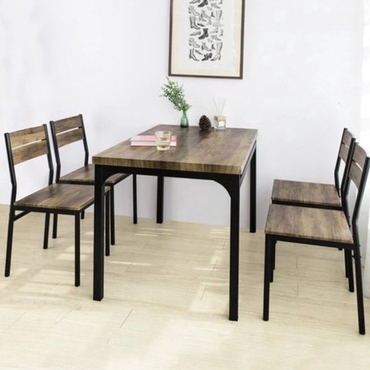 Eettafel - Eettafelset - met stoelen
