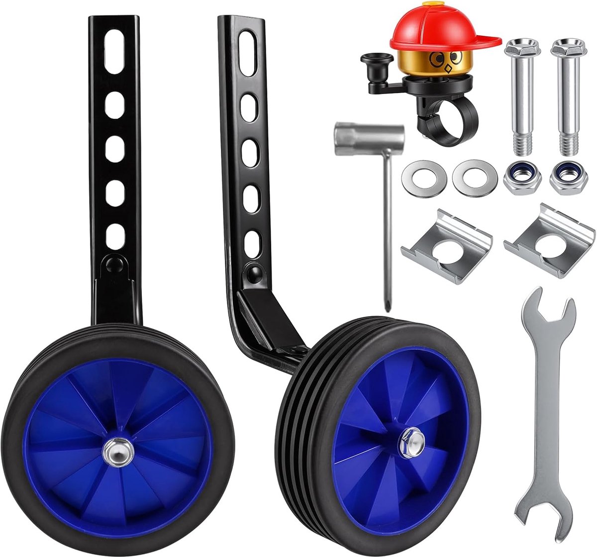 Kinderfiets, Universele Fietssteunwielen Voor Kinderen, blauw