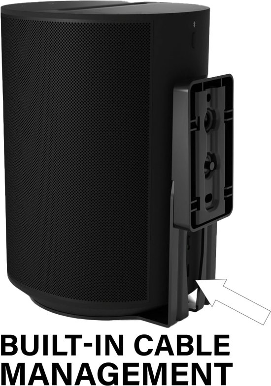 Sonos ERA100 vaste muurbeugel zwart - Sanus WSFME11-B2 — afbeelding 3
