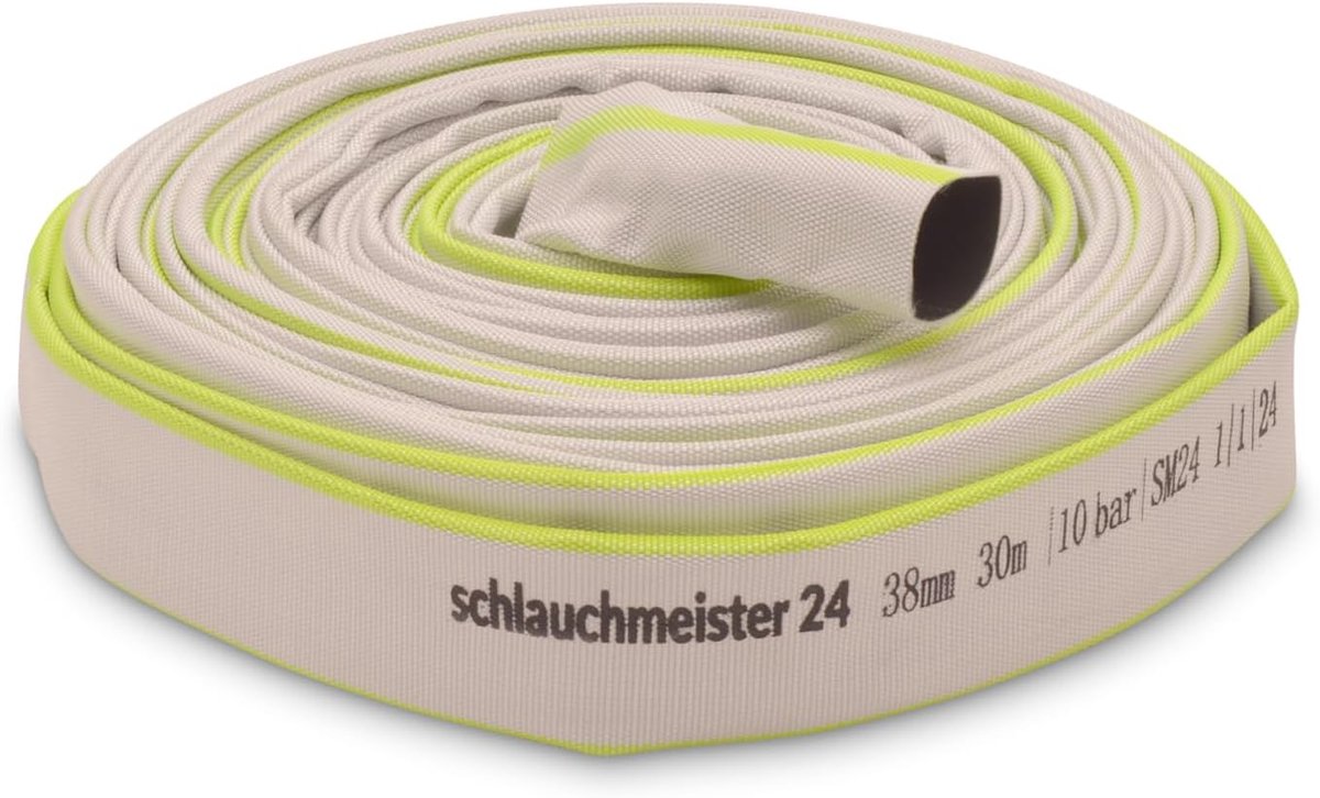 Ø 1 1/2 inch - 38 mm, 30 m flat hose - Construction hose - Industrial hose - ShopVlot