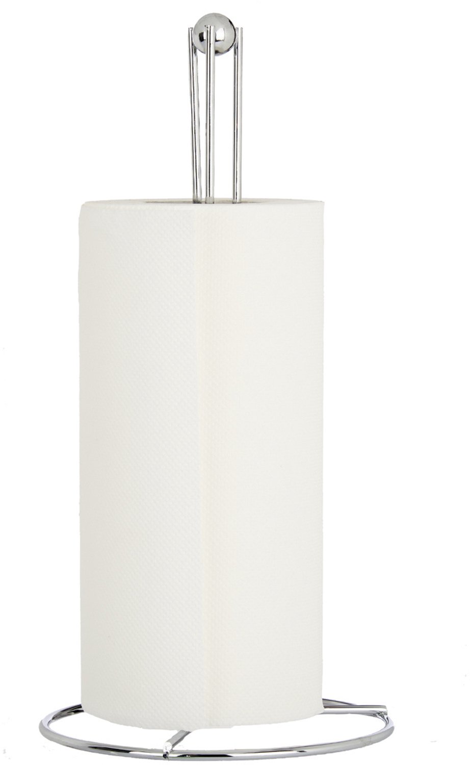 Kinvara - Design Keukenrolhouder Zwart Staand – Vrijstaande Basis - Modern