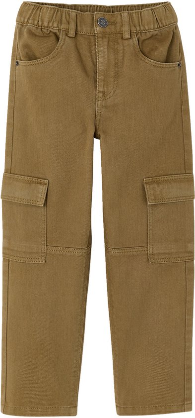 Cargo broek jongen olijf