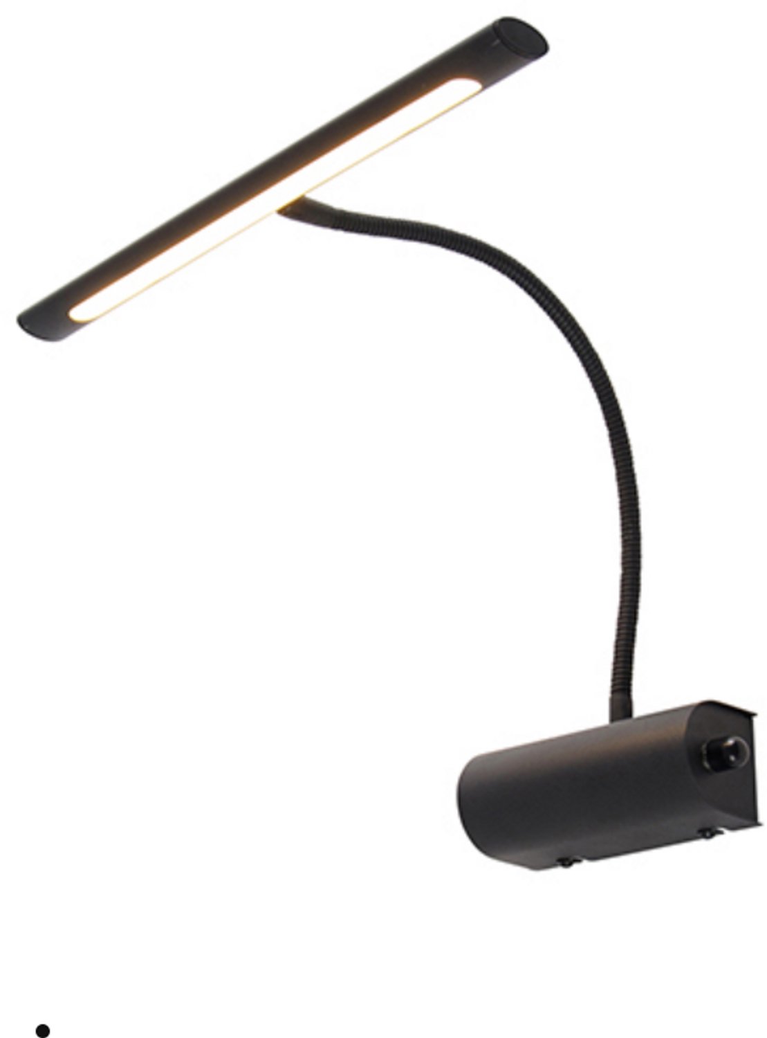 Qazqa led moderne wandlamp - Tableau - zwart, incl. 8W geintegreerde led, 2700K, warmwit, dimbaar, 32cm, ideaal als woonkamer en hal lamp