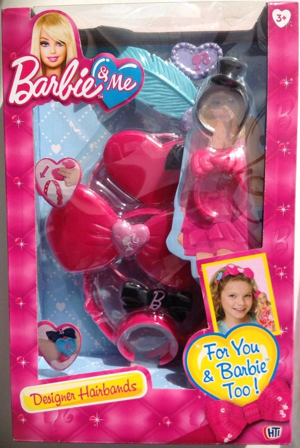 Barbie Glamtastic set om haarbanden te ontwerpen - met versieringen en armbanden, 3+