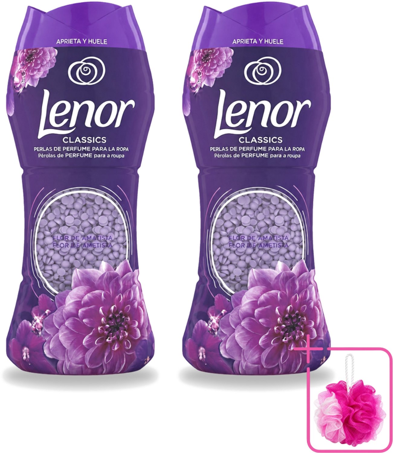 2 x Lenor Unstoppables – Geurbooster – Amethyst – 210 g - Bulkverpakking - Geurbooster was - Douchemop - Wasgeur