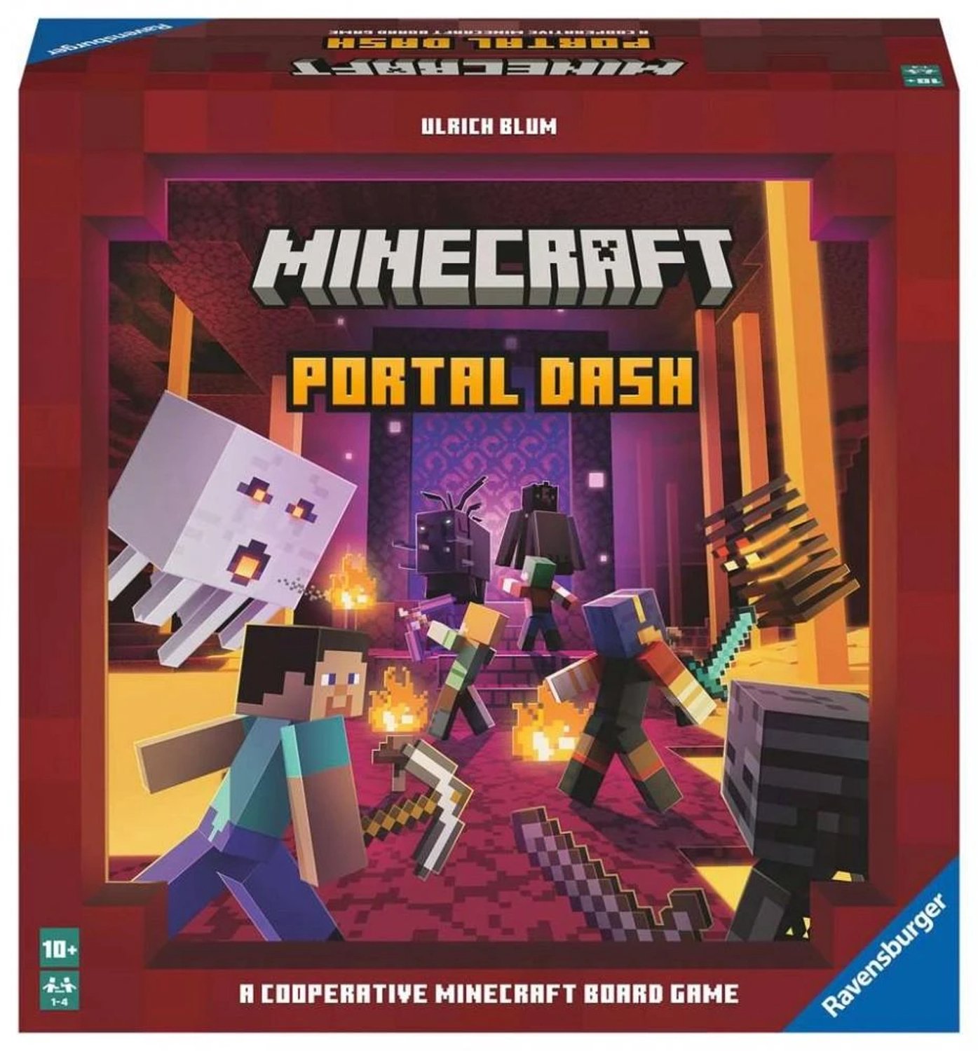 Ravensburger bordspel Minecraft Portal Dash 27436 - 1-4 spelers, vanaf 10 jaar