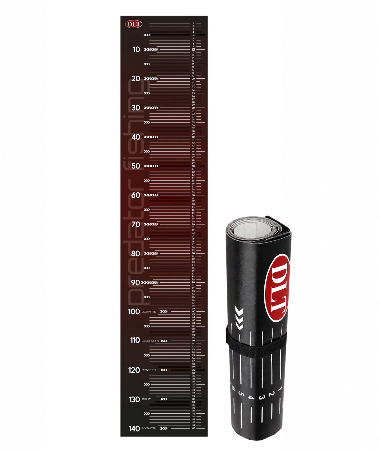DLT Roofvis Meet- en Onthaakmat - 135 × 20 cm - Meetbereik 140 cm