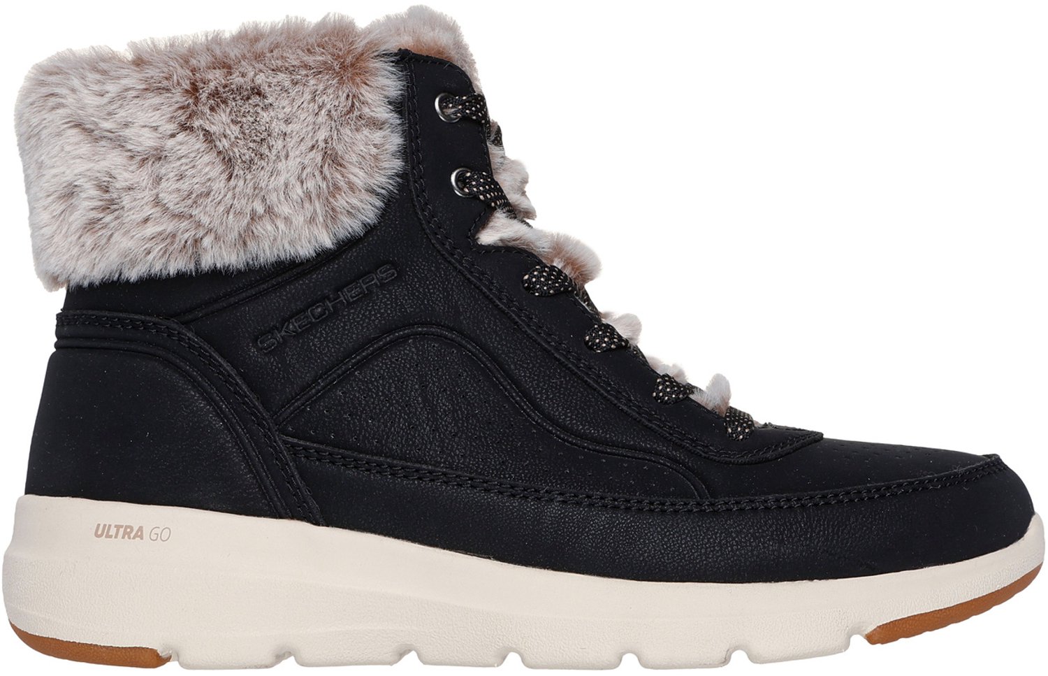 SKECHERS GLACIAL ULTRA MOUNTAIN MUSE 144199-BLK, 144199-BLK, Female, Black
