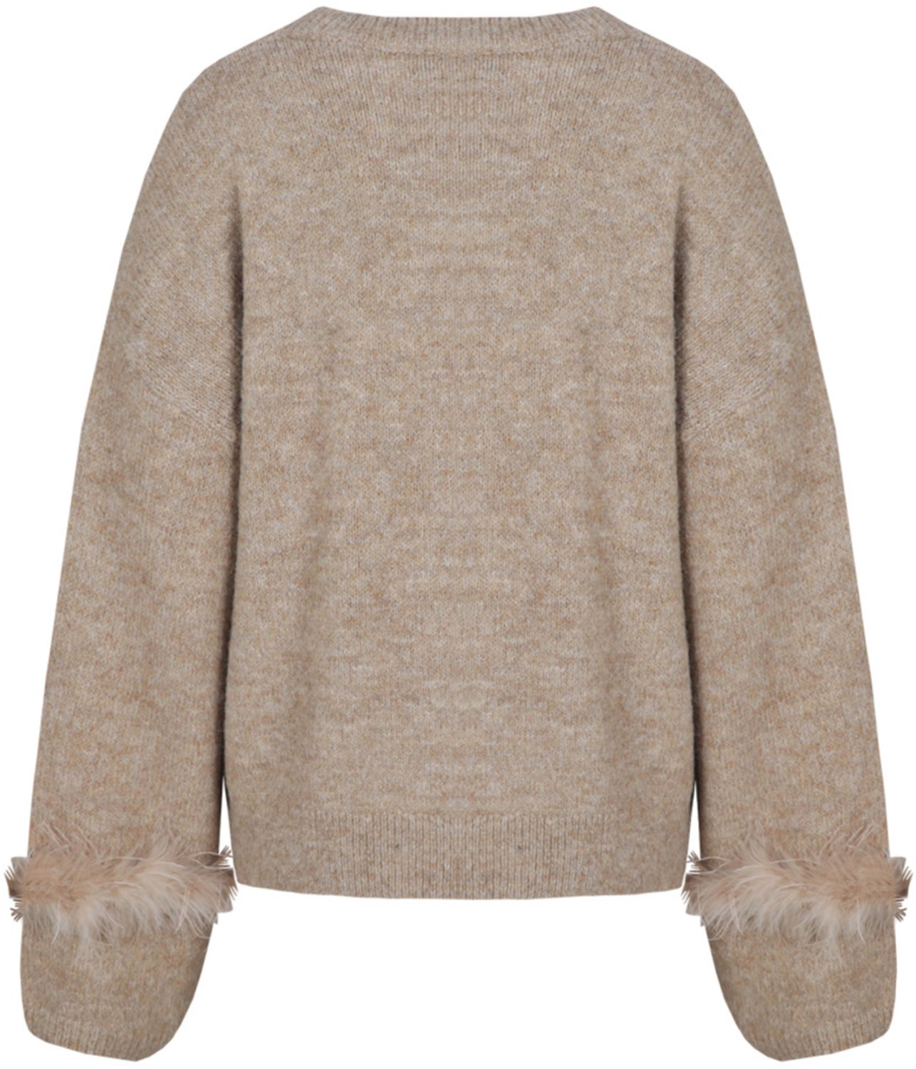 Fluresk Vest Solis Knit Cardigan 26wvf08 523 Light Camel Dames Maat - W36
