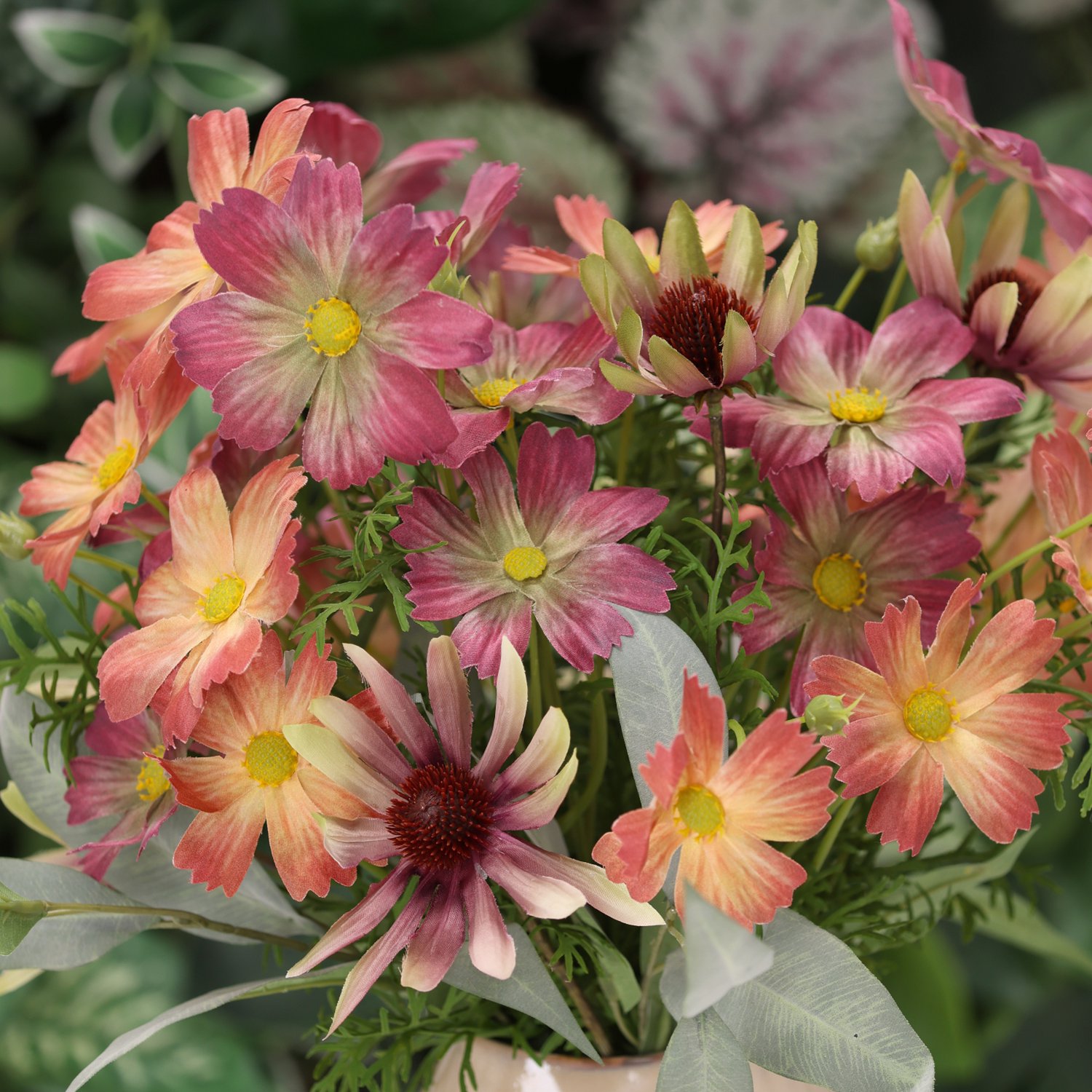 Herfstboeket kunstbloemen Hind Nagoya 50cm