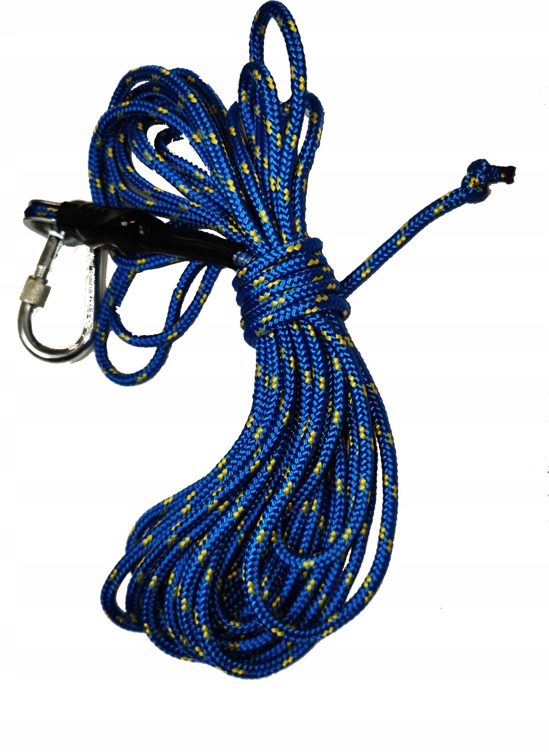 Merkloze 6mm 10m Bootstrouwlijn met Karabijn & Kaus