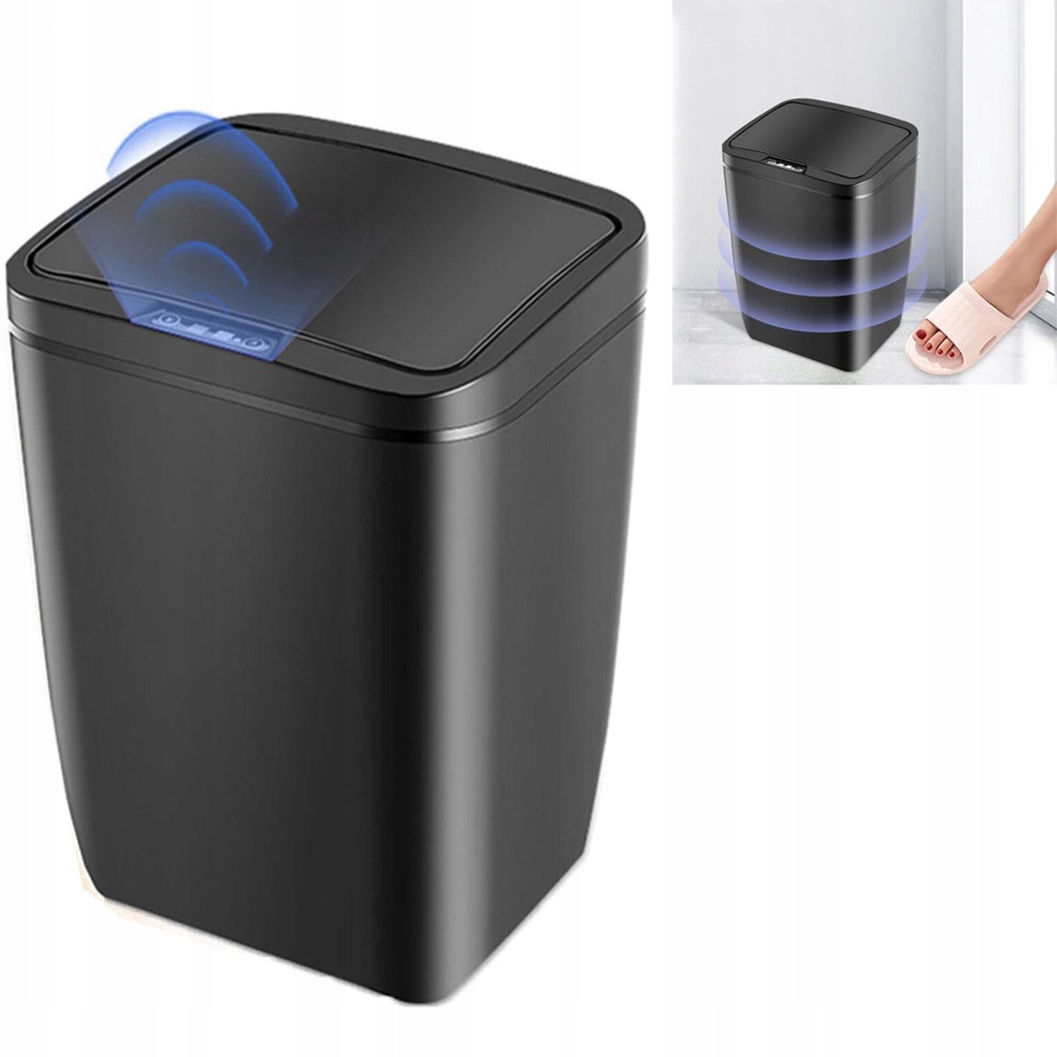 14L Automatische Prullenbak - Contactloos & Hygiënisch voor Keuken & Badkamer