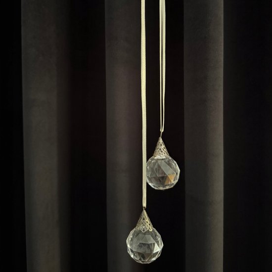 Kant-en-klare Velours Gordijnen 140x250 cm - Zwart