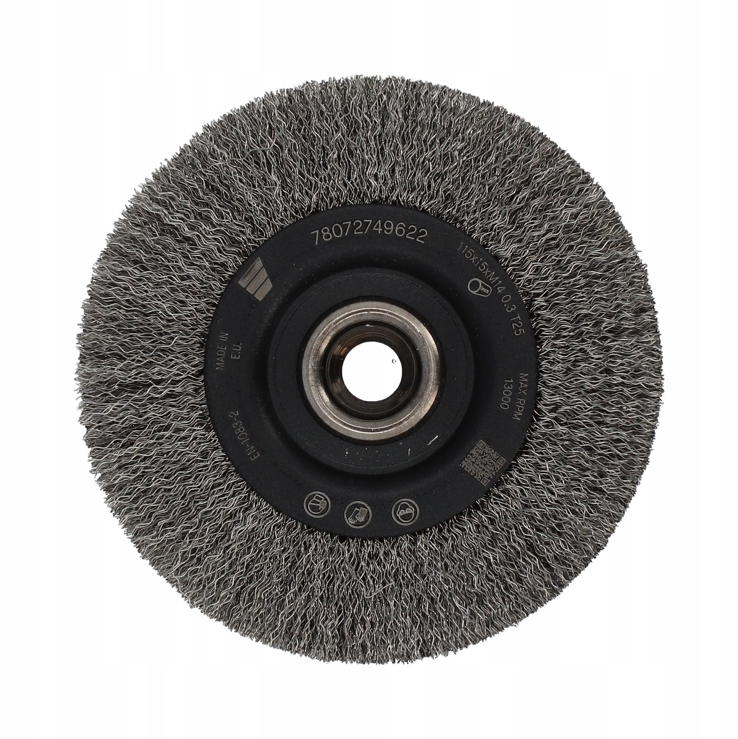 Norton Staalborstel voor Haakse Slijper 115x15mm M14 0.3mm