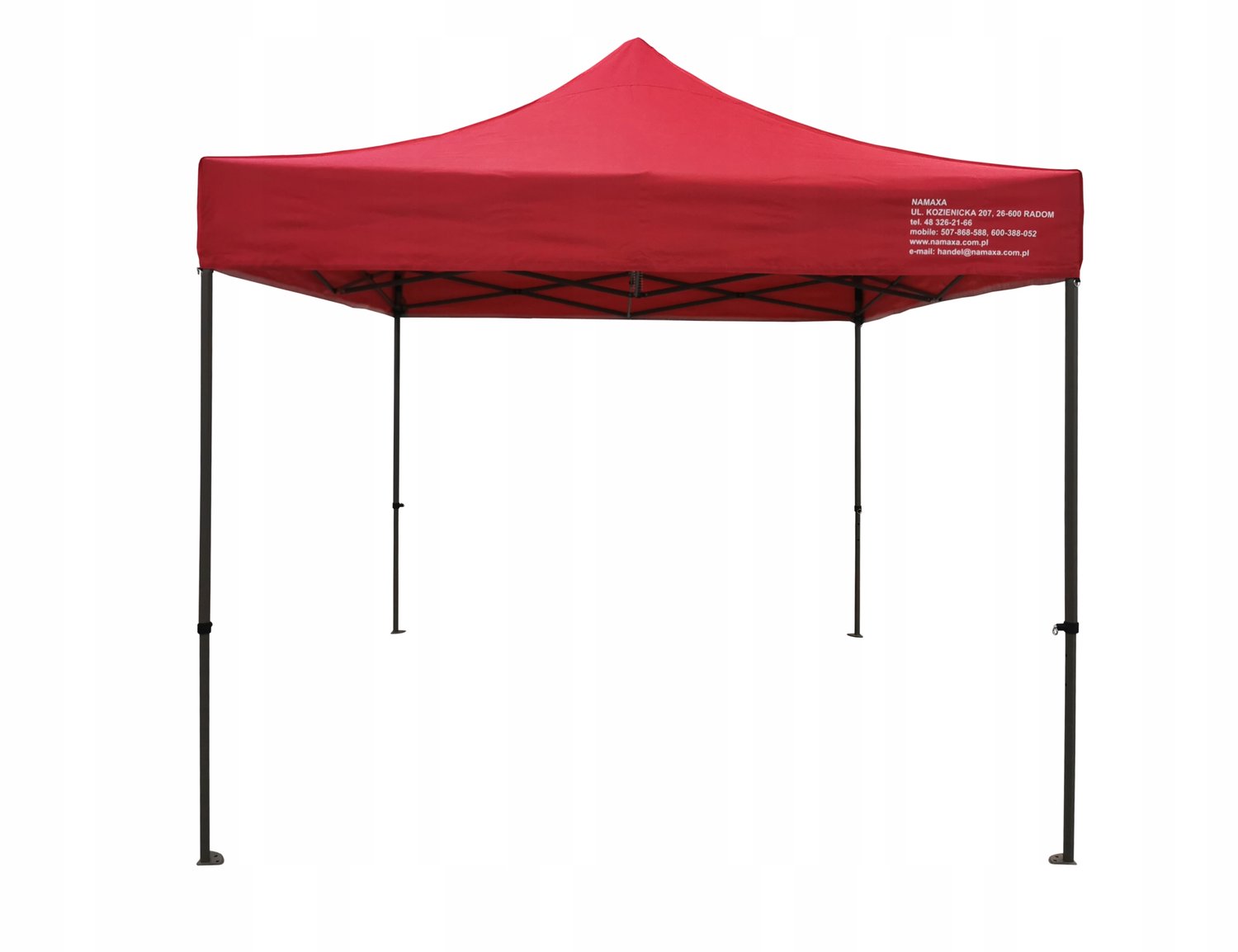 Dak voor Handelstent 2x2m - Rood