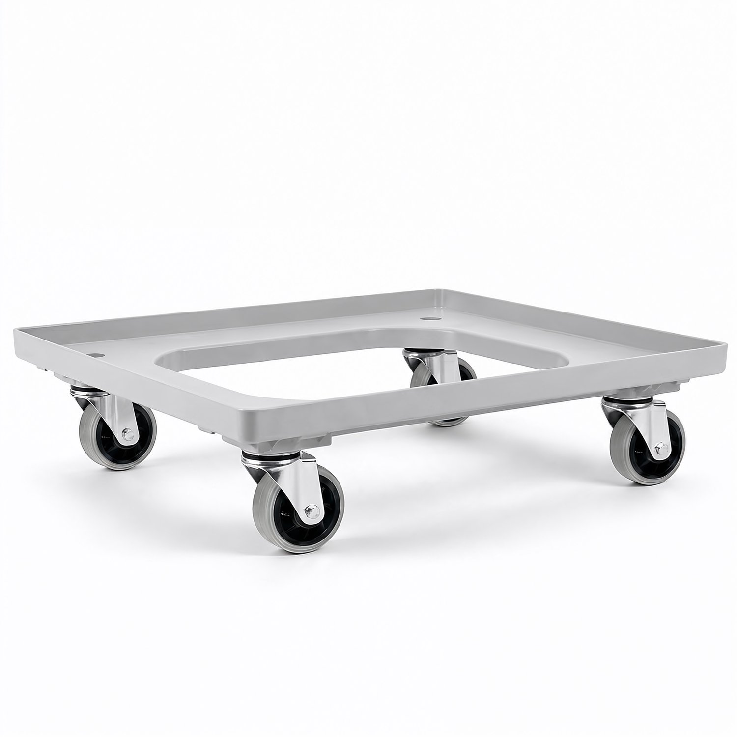 Transportkar voor bakkerijbakken 60x40 cm, 210 kg, TPR wielen 75 mm