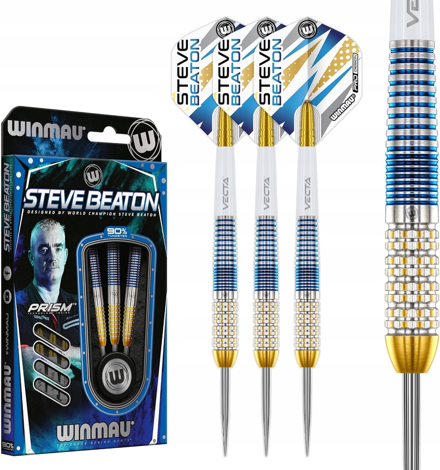 Winmau Steve Beaton 90% Wolfram Dartpijlen - 18g, 22g, 24g