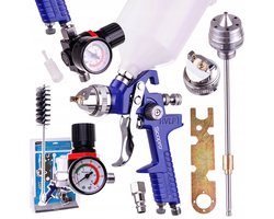 SICOPRO HVLP Spuitpistool 1.4mm/1.7mm met Reducer - 600ml
